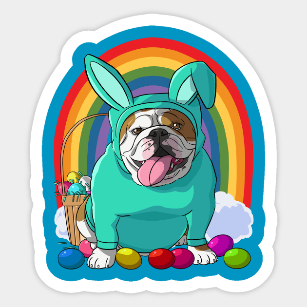 English bulldog pjs top